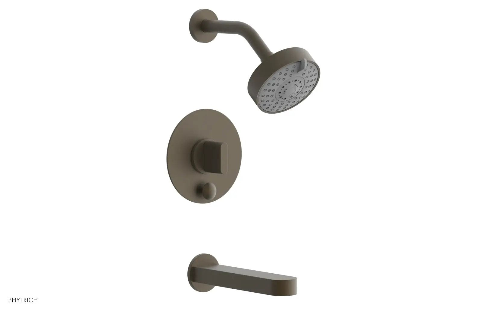 Phylrich ROND Pressure Balance Tub and Shower Set - Blade Handle by Phylrich