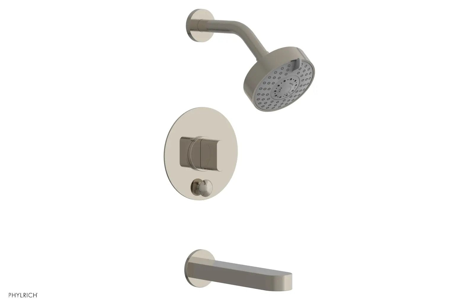 Phylrich ROND Pressure Balance Tub and Shower Set - Blade Handle by Phylrich