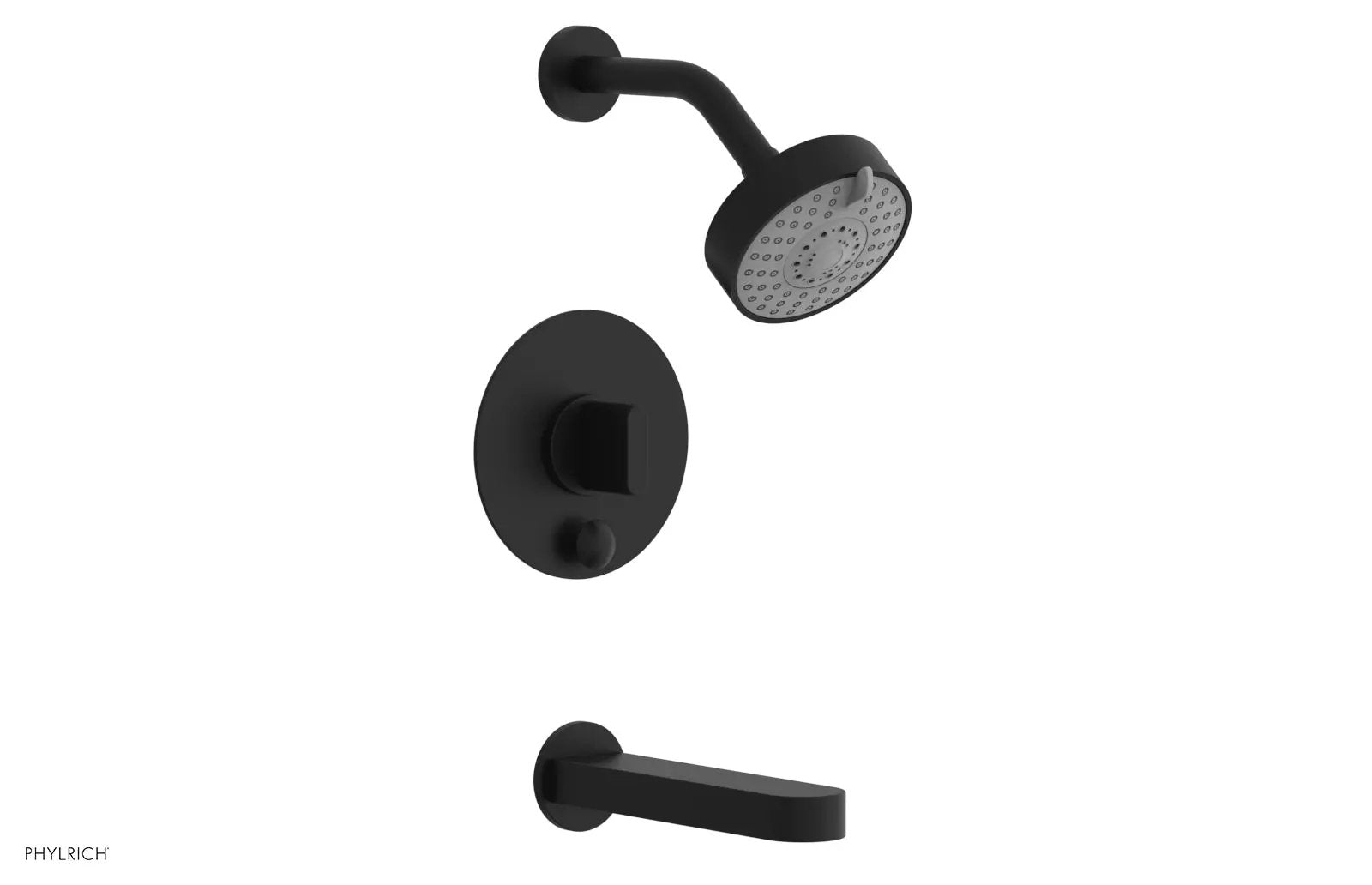 Phylrich ROND Pressure Balance Tub and Shower Set - Blade Handle by Phylrich
