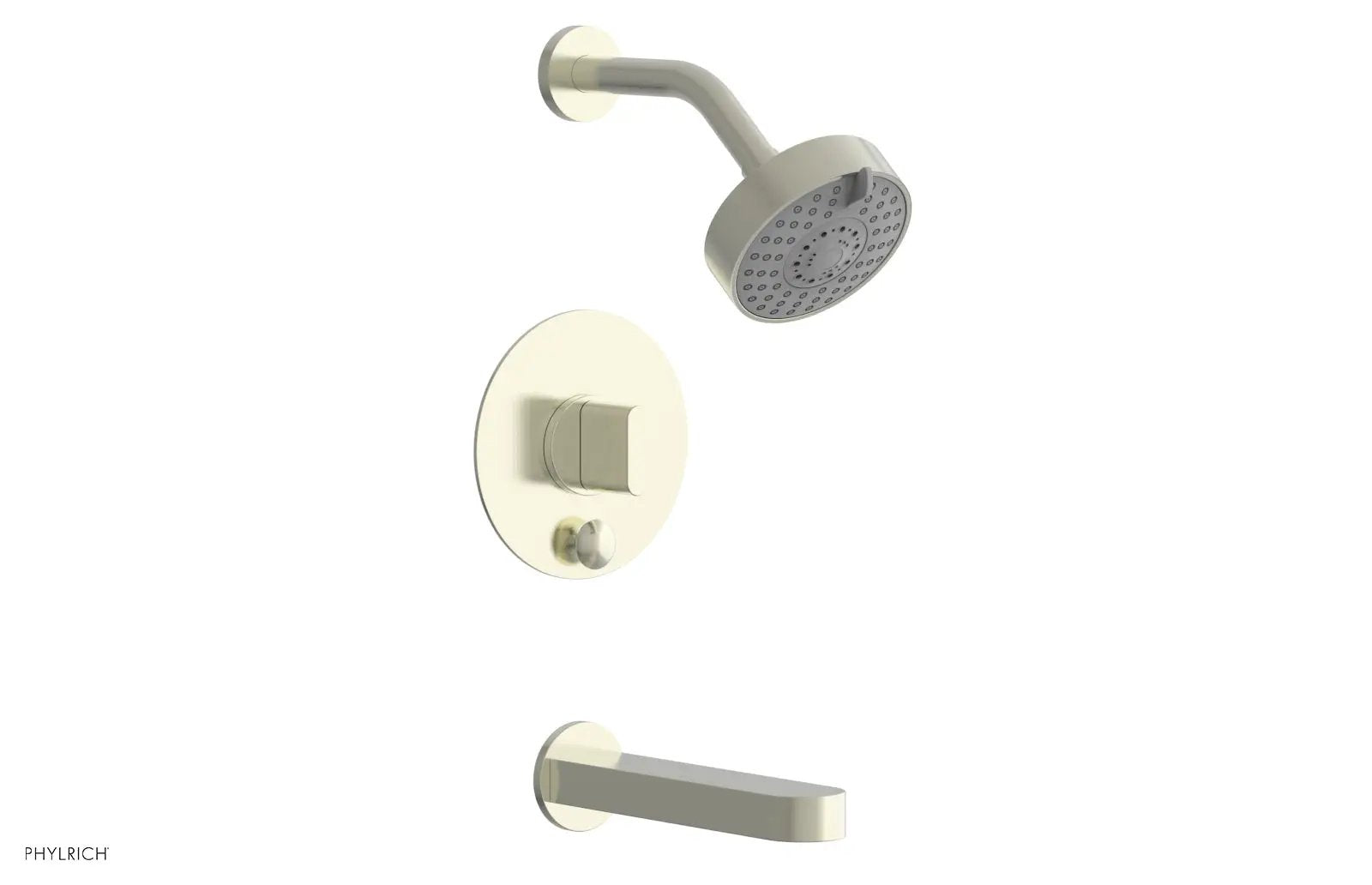Phylrich ROND Pressure Balance Tub and Shower Set - Blade Handle by Phylrich