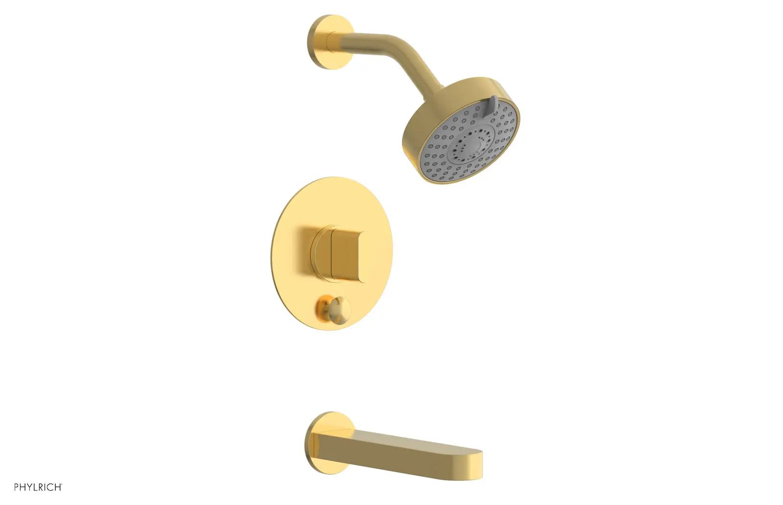 Phylrich ROND Pressure Balance Tub and Shower Set - Blade Handle by Phylrich