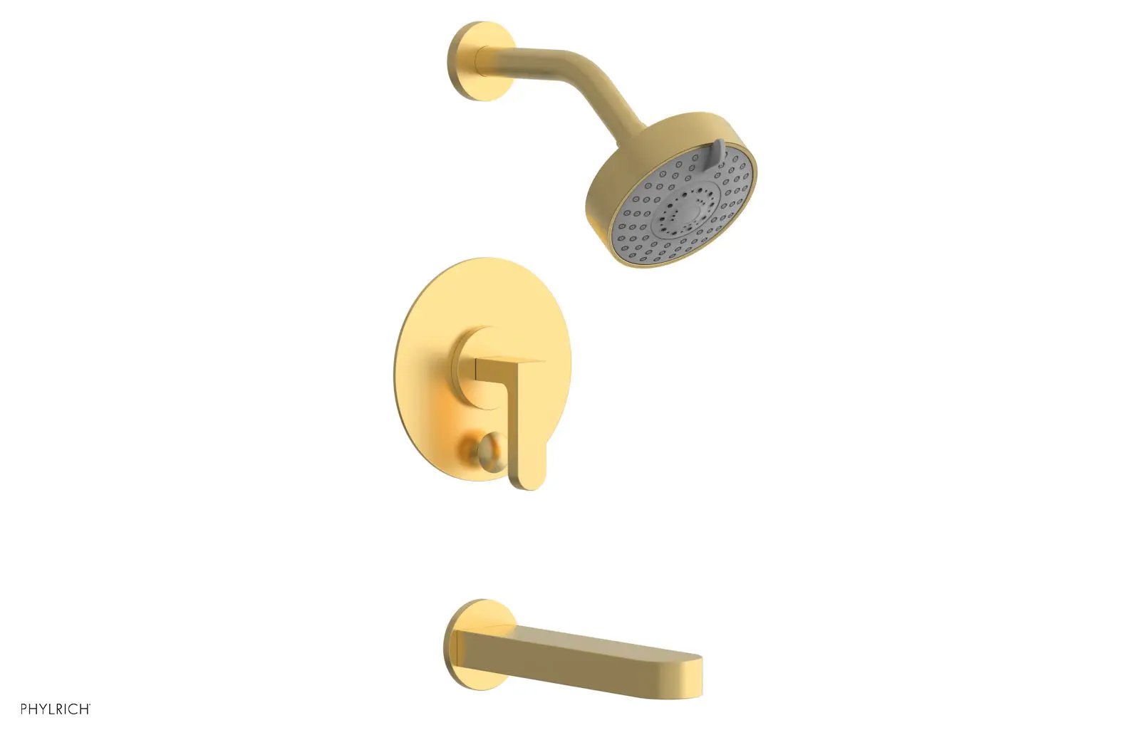Phylrich ROND Pressure Balance Tub and Shower Set - Lever Handle by Phylrich