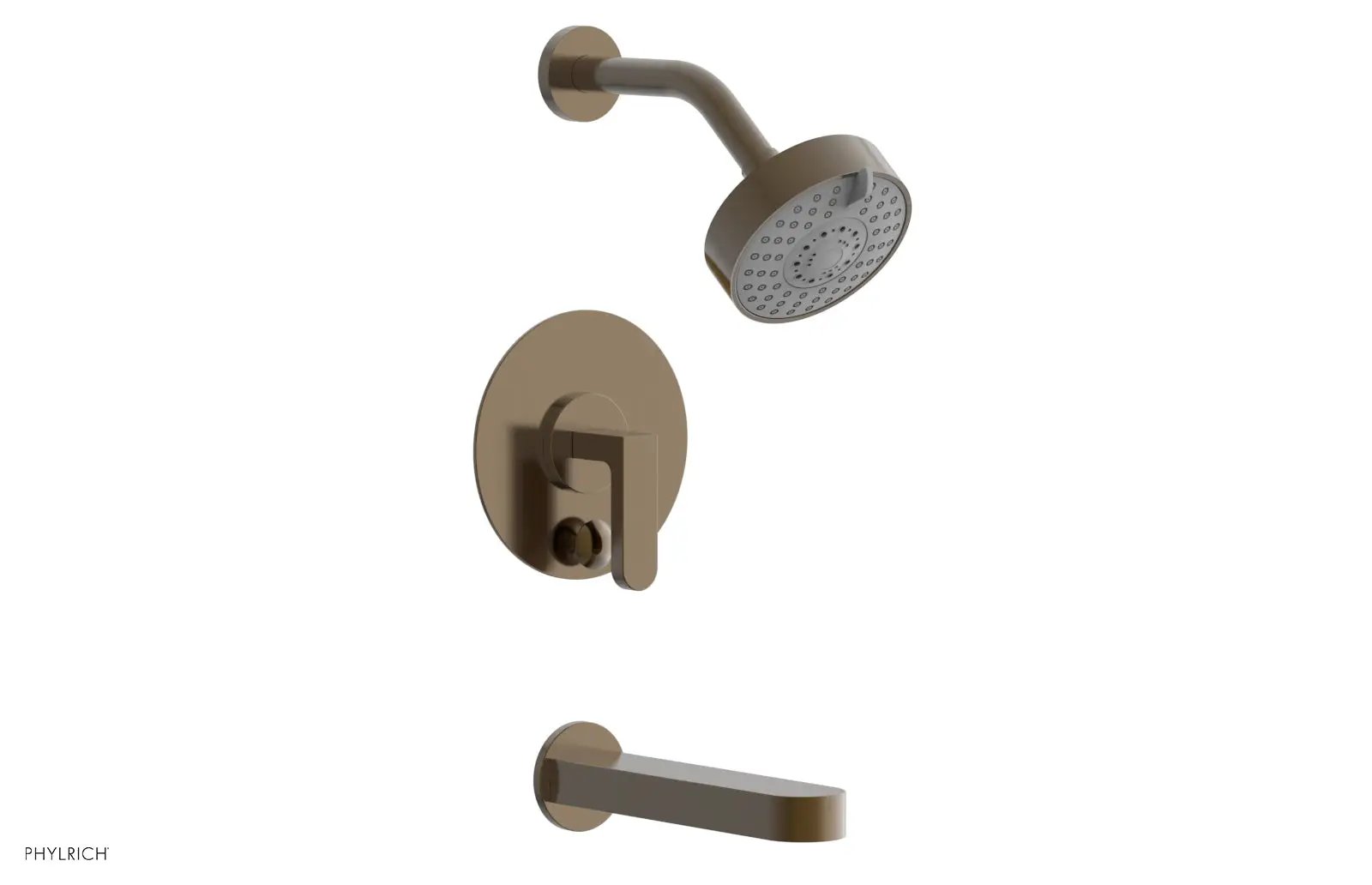 Phylrich ROND Pressure Balance Tub and Shower Set - Lever Handle by Phylrich
