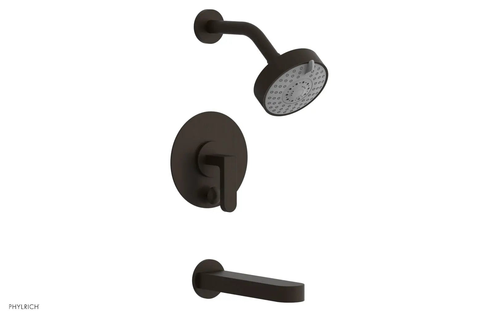 Phylrich ROND Pressure Balance Tub and Shower Set - Lever Handle by Phylrich