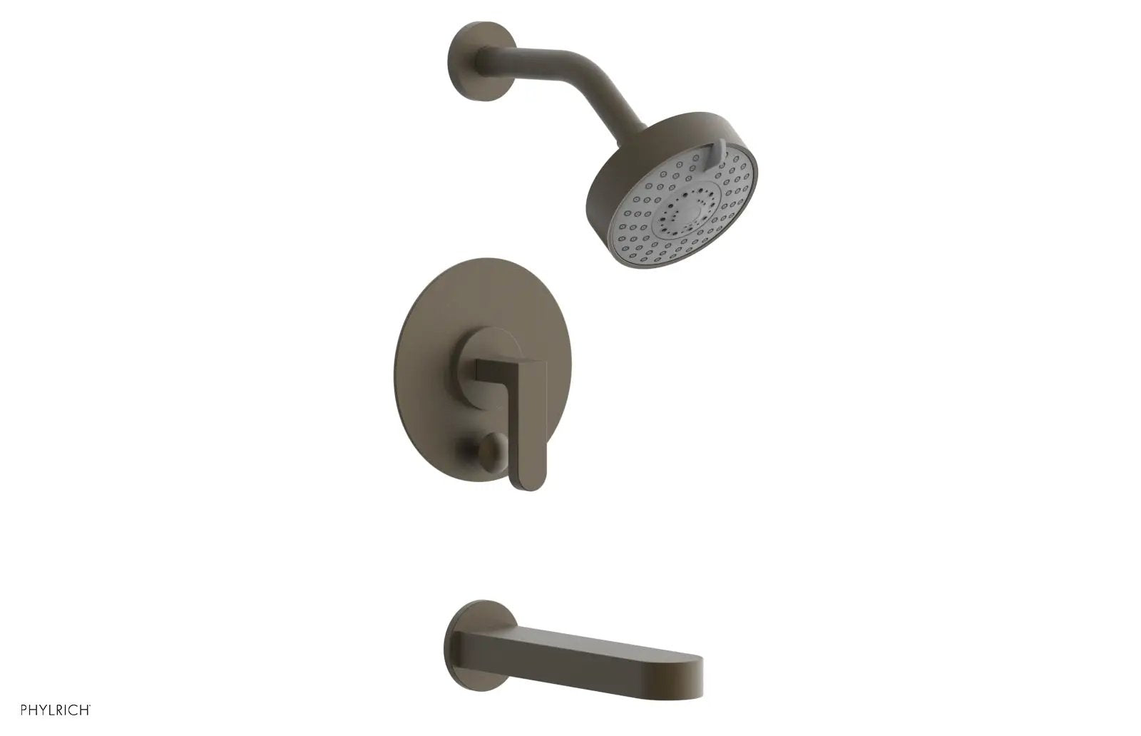 Phylrich ROND Pressure Balance Tub and Shower Set - Lever Handle by Phylrich