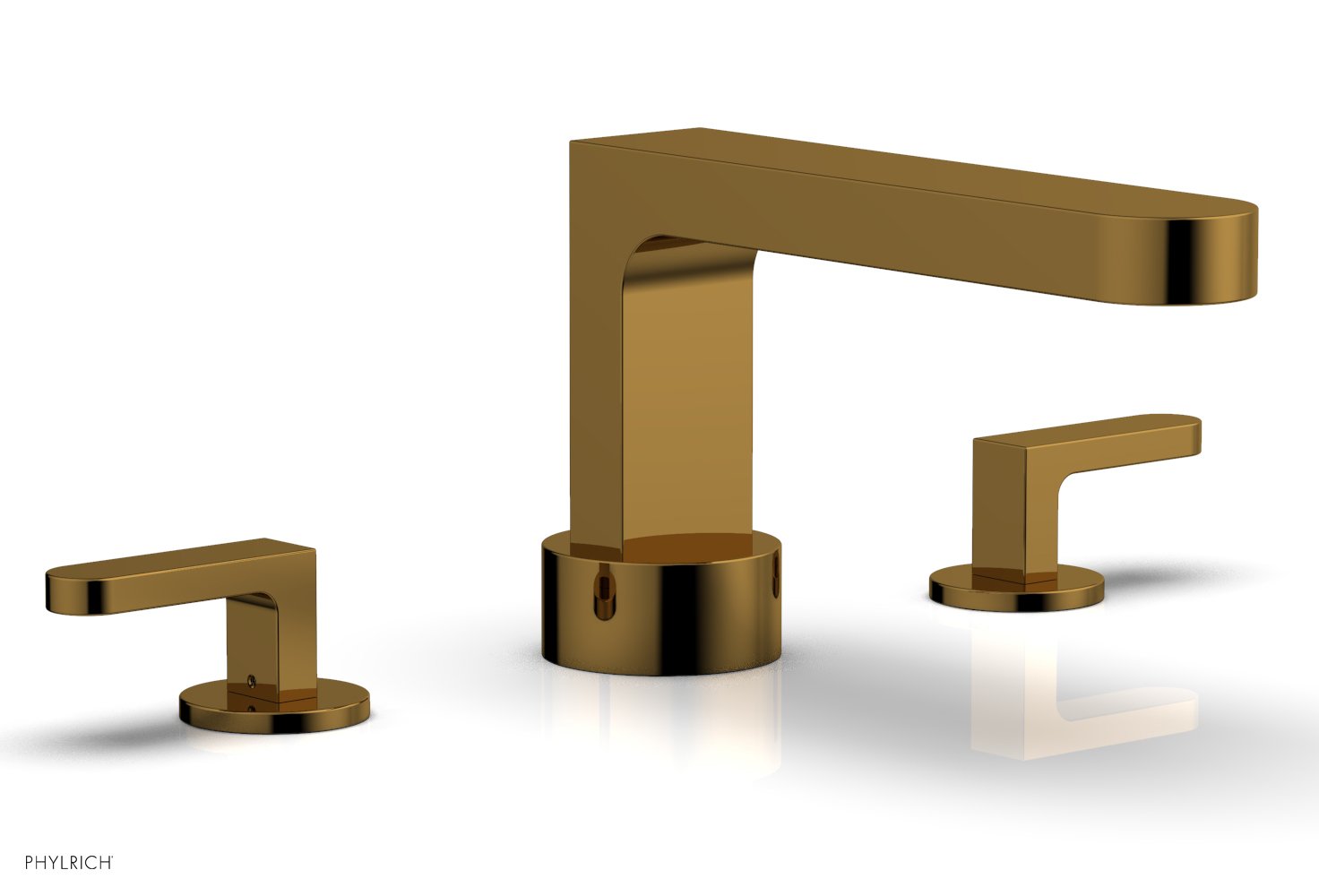 Phylrich ROND Deck Tub Set - Lever Handles