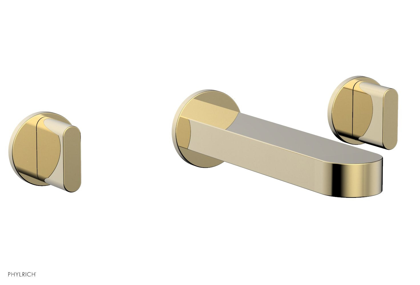Phylrich ROND Wall Tub Set - Blade Handles by Phylrich