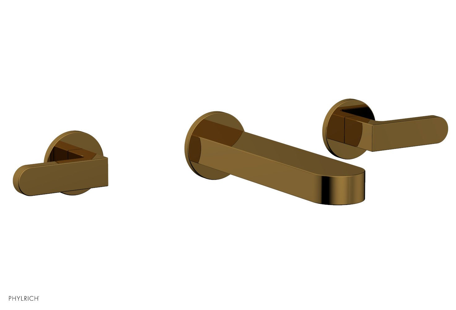 Phylrich ROND Wall Tub Set - Lever Handles