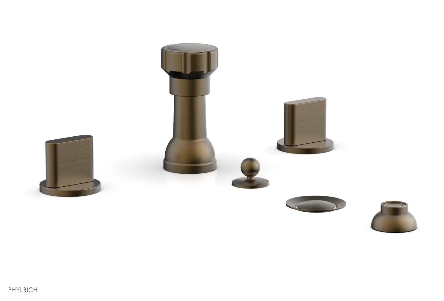 Phylrich ROND Four Hole Bidet Set by Phylrich
