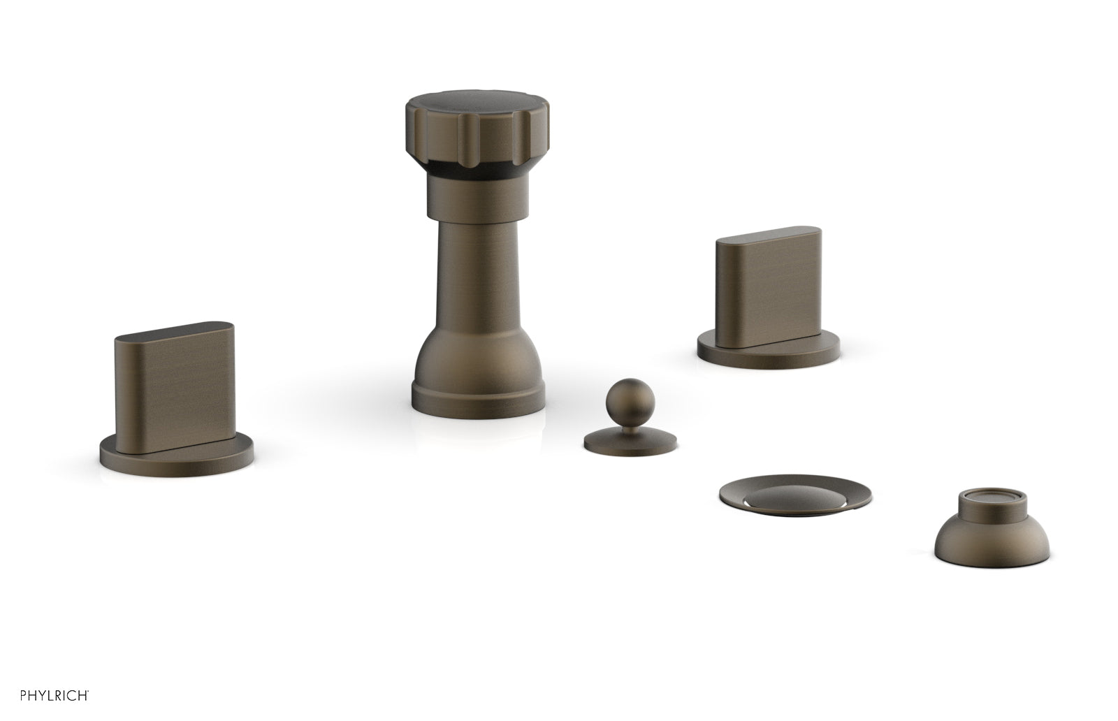 Phylrich ROND Four Hole Bidet Set by Phylrich