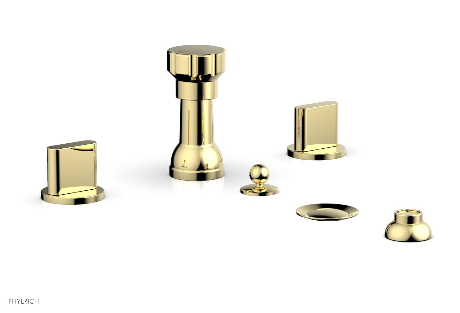 Phylrich ROND Four Hole Bidet Set by Phylrich