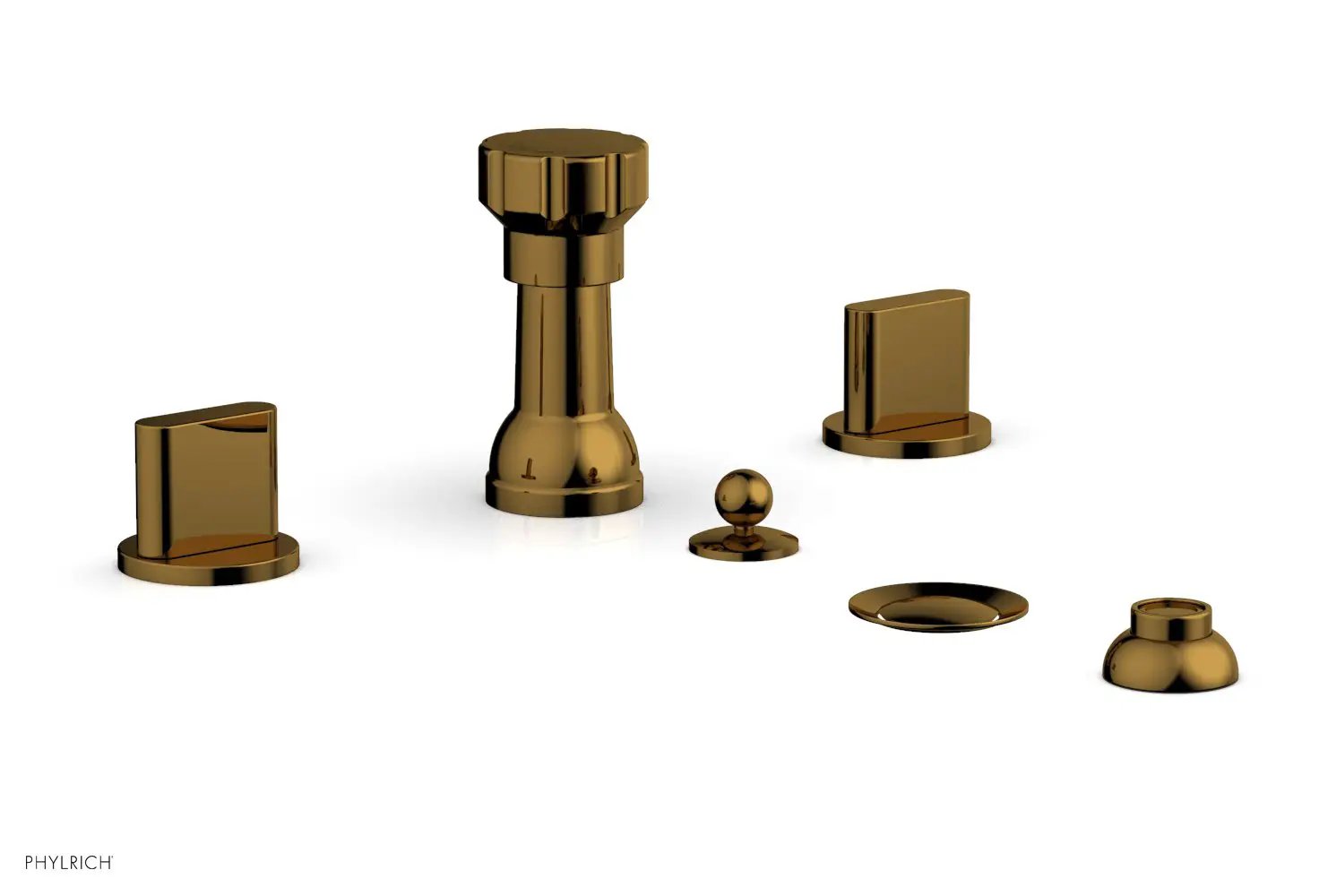 Phylrich ROND Four Hole Bidet Set by Phylrich