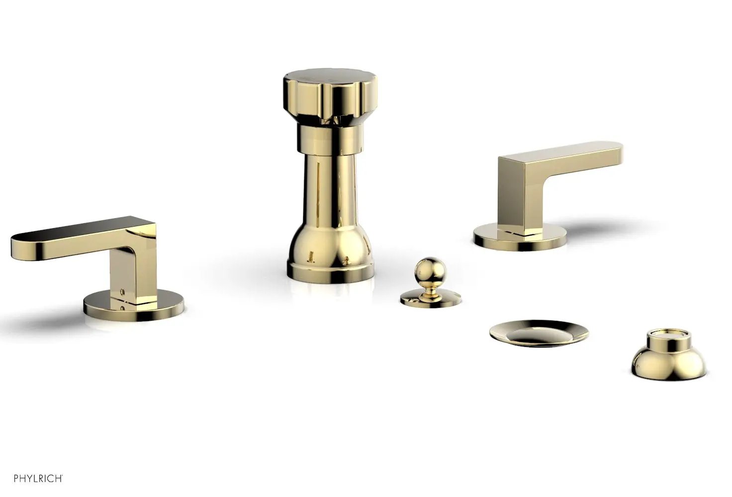 Phylrich ROND Four Hole Bidet Set by Phylrich