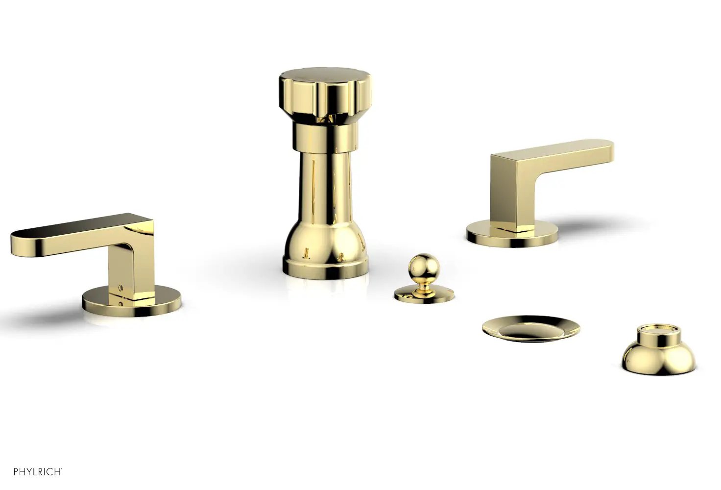 Phylrich ROND Four Hole Bidet Set by Phylrich