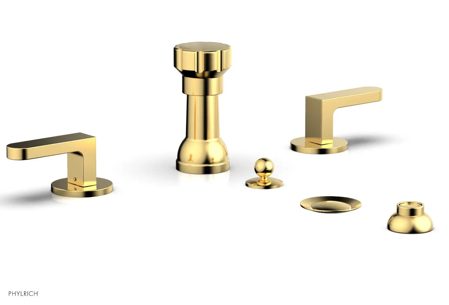 Phylrich ROND Four Hole Bidet Set by Phylrich