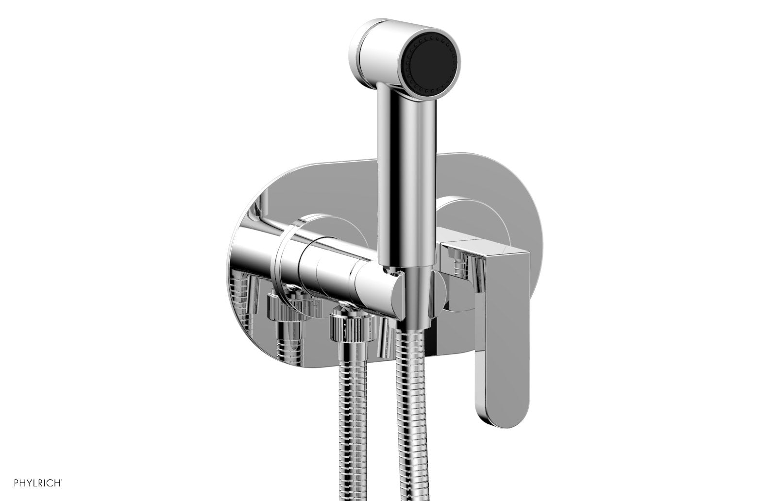 polished chrome bidet