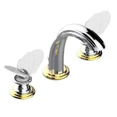 THG Paris Papillon Widespread Lavatory Set with Drain by THG Paris