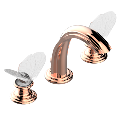 THG Paris Papillon Widespread Lavatory Set with Drain by THG Paris