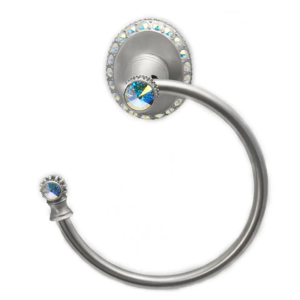 Carpe Diem Caché Iii Swing Towel Smooth Ring Left - Decorated with Swarovski Crystals