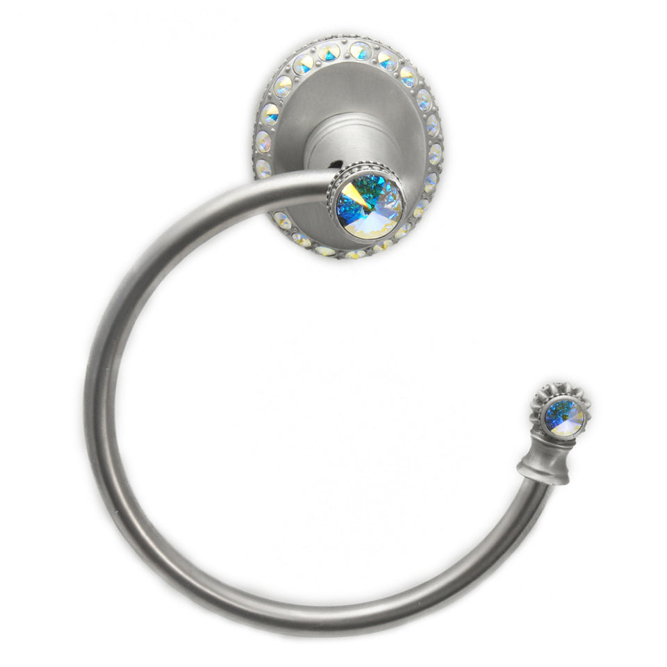 Carpe Diem Caché Iii Swing Towel Smooth Ring Right - Decorated with Swarovski Crystals