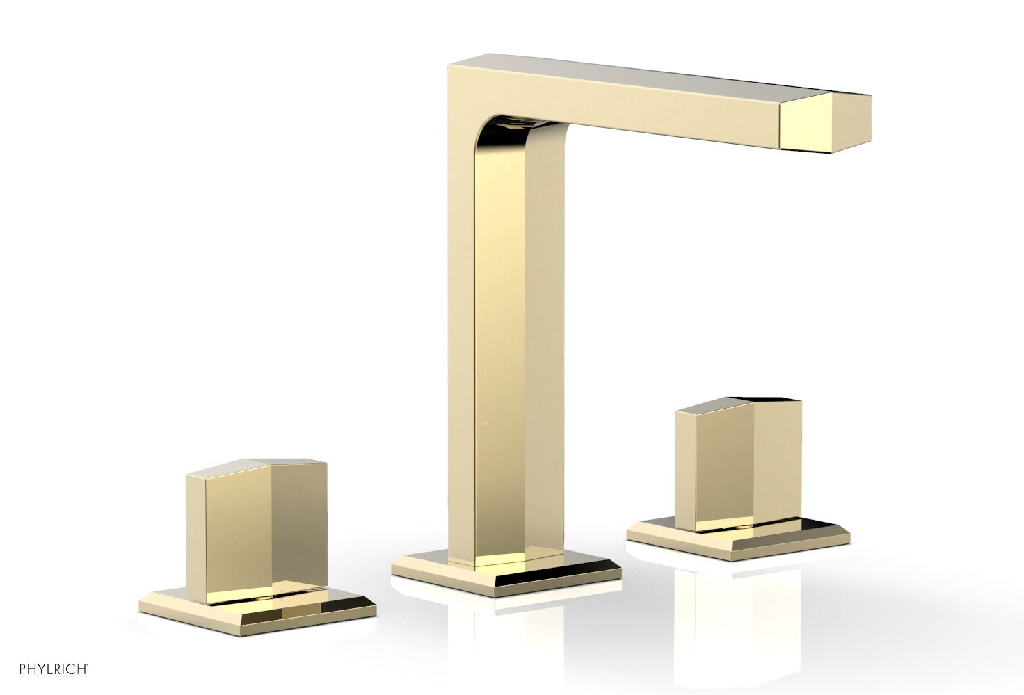 Phylrich DIAMA Widespread Faucet - Blade Handles 6-3/4" Height