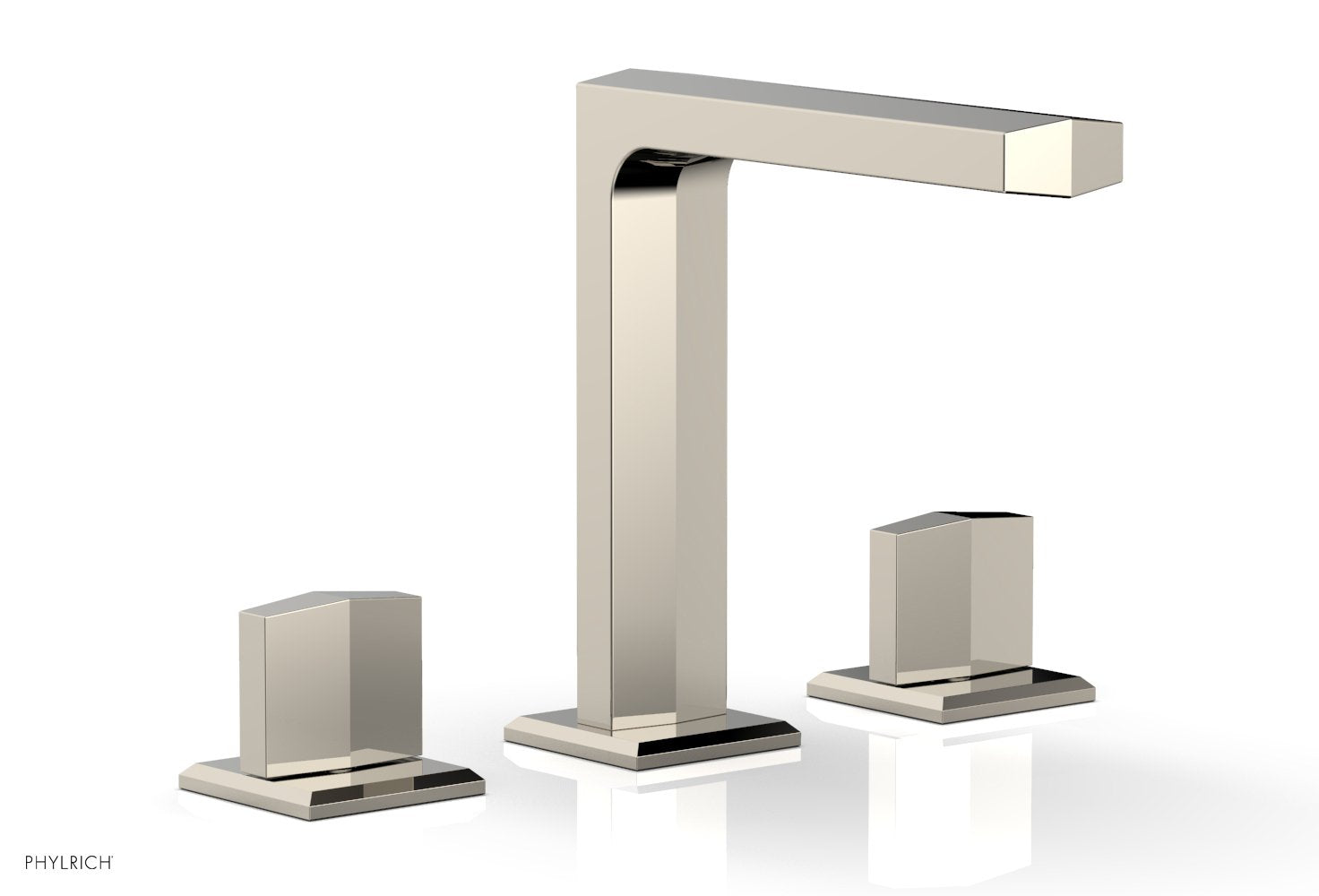 Phylrich DIAMA Widespread Faucet - Blade Handles 6-3/4" Height