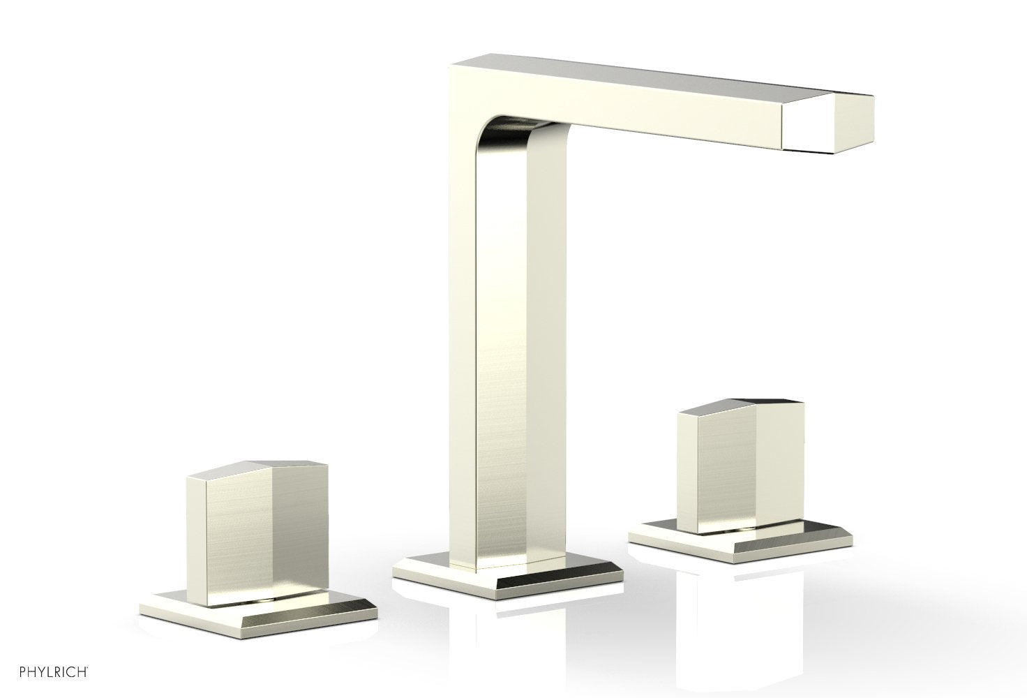 Phylrich DIAMA Widespread Faucet - Blade Handles 6-3/4" Height