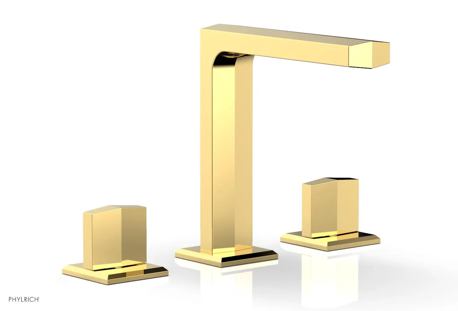 Phylrich DIAMA Widespread Faucet - Blade Handles 6-3/4" Height by Phylrich