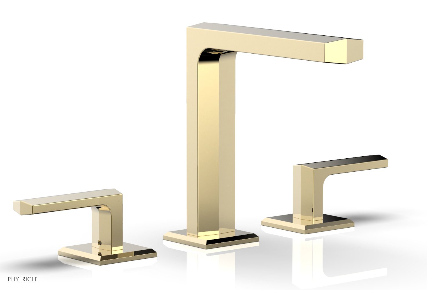 Phylrich DIAMA Widespread Faucet - Lever Handles 6-3/4" Height