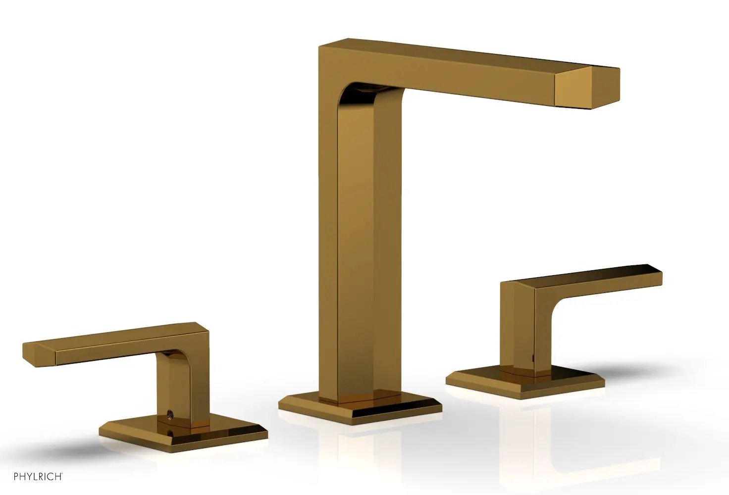 Phylrich DIAMA Widespread Faucet - Lever Handles 6-3/4" Height by Phylrich