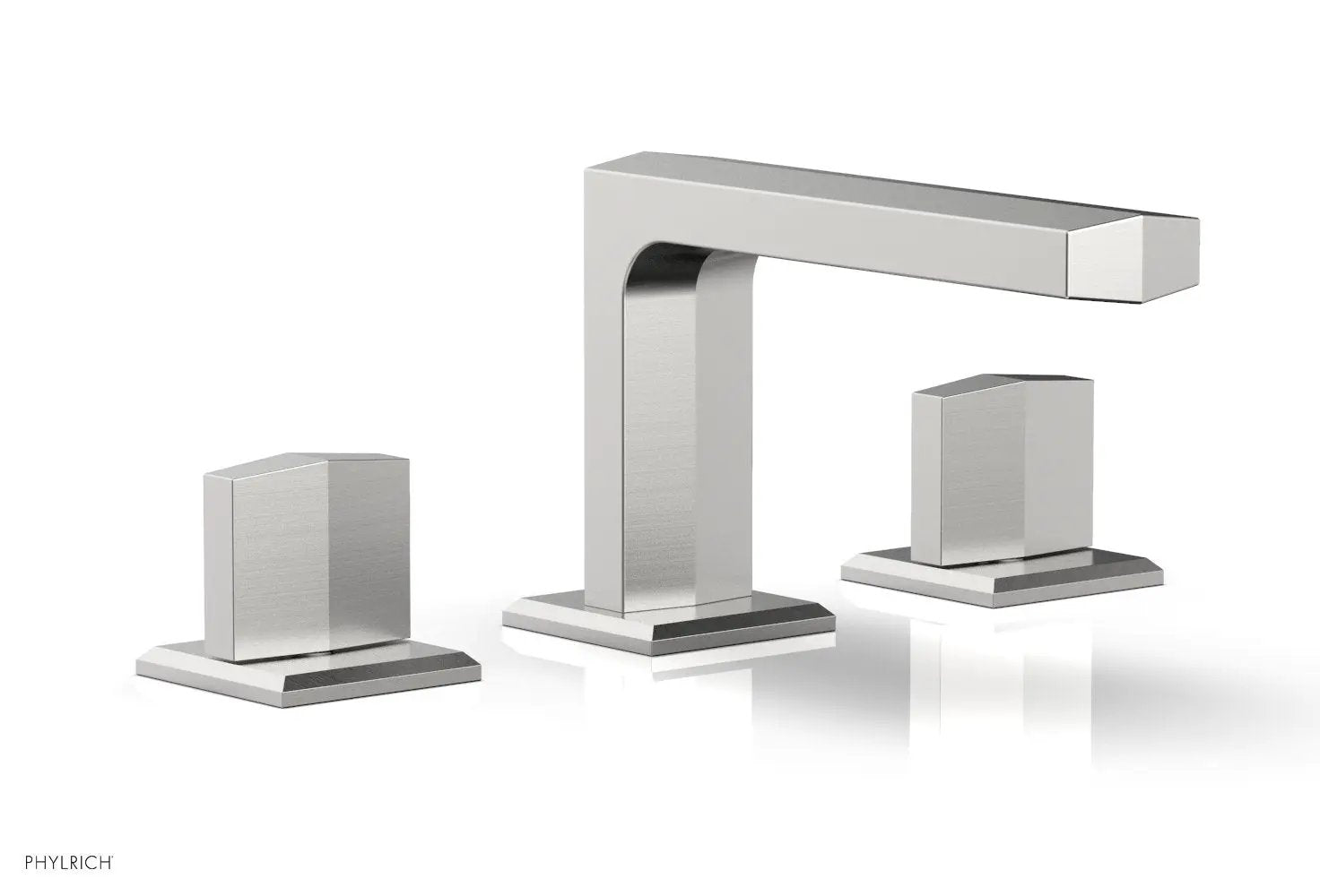 Phylrich DIAMA Widespread Faucet - Blade Handles Low Spout by Phylrich