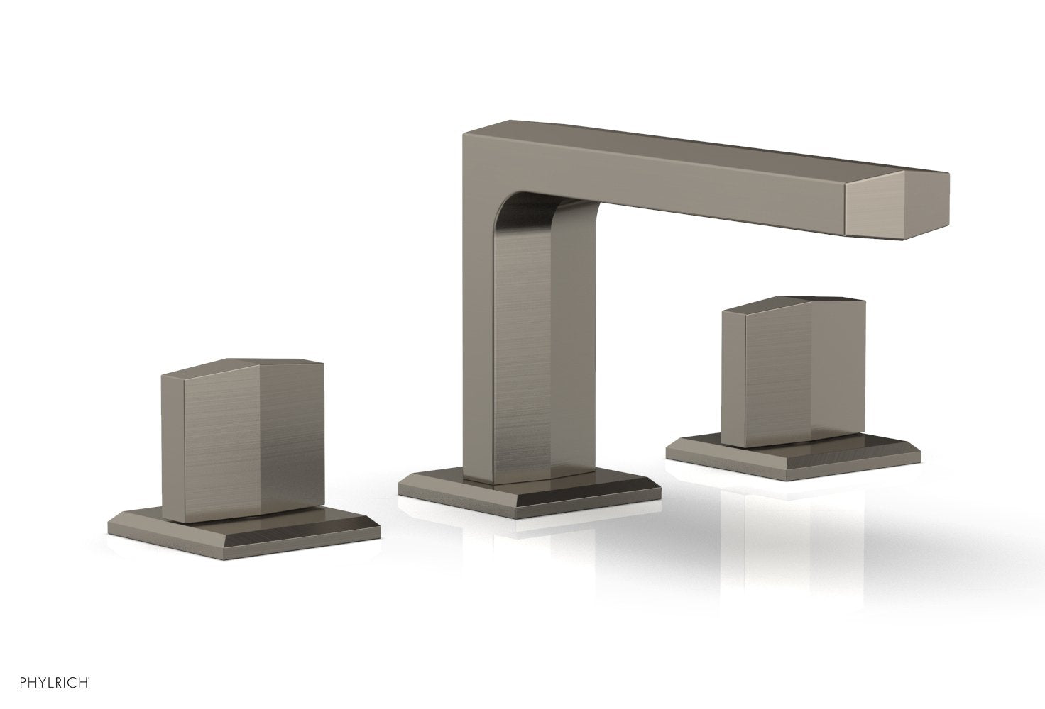 Phylrich DIAMA Widespread Faucet - Blade Handles Low Spout