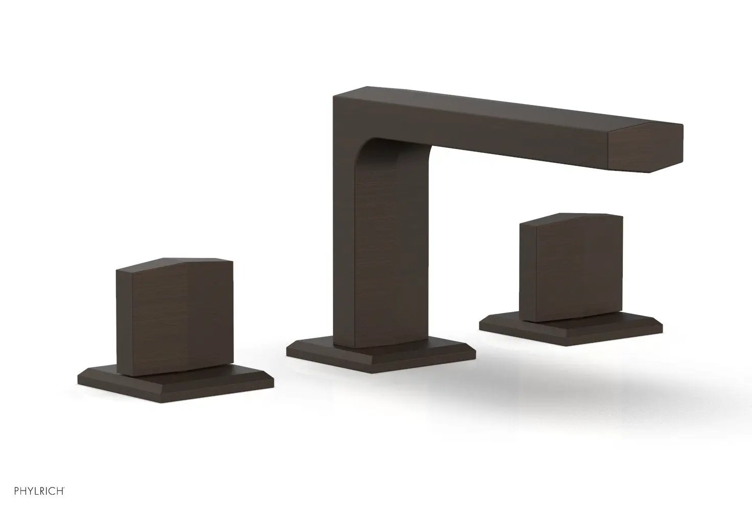 Phylrich DIAMA Widespread Faucet - Blade Handles Low Spout by Phylrich
