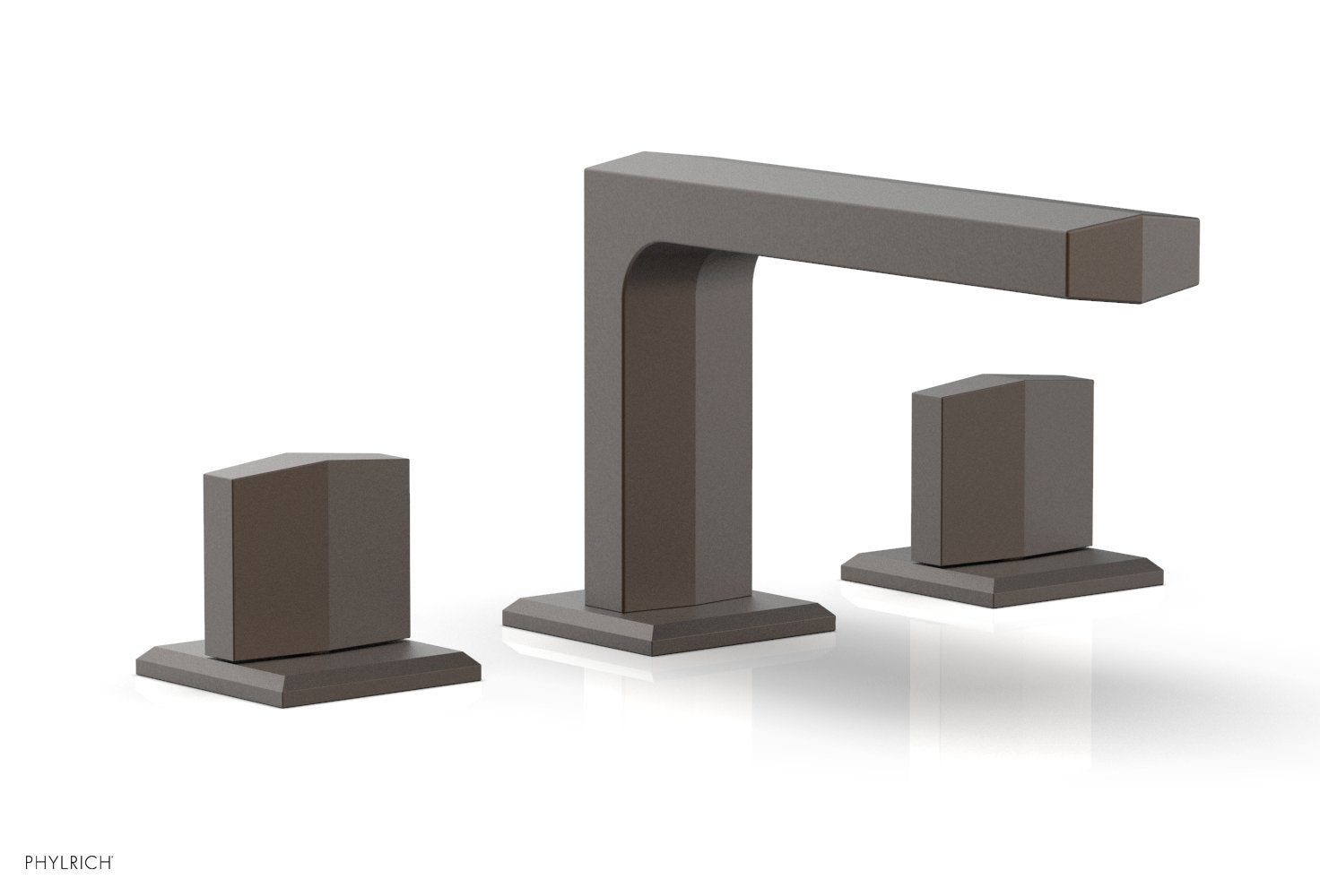 Phylrich DIAMA Widespread Faucet - Blade Handles Low Spout