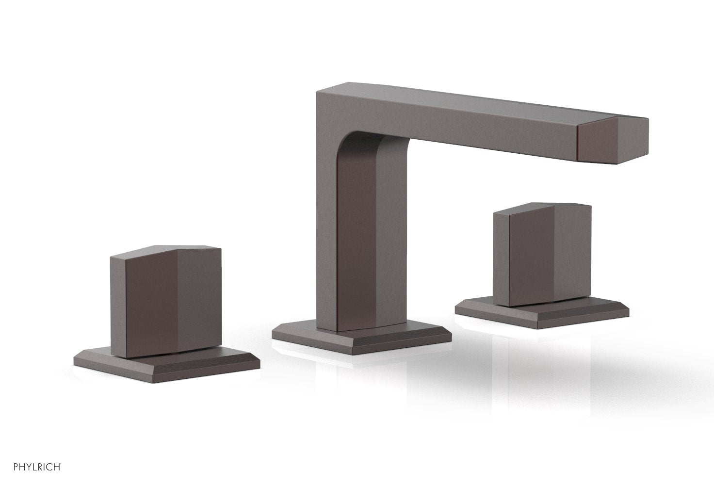 Phylrich DIAMA Widespread Faucet - Blade Handles Low Spout