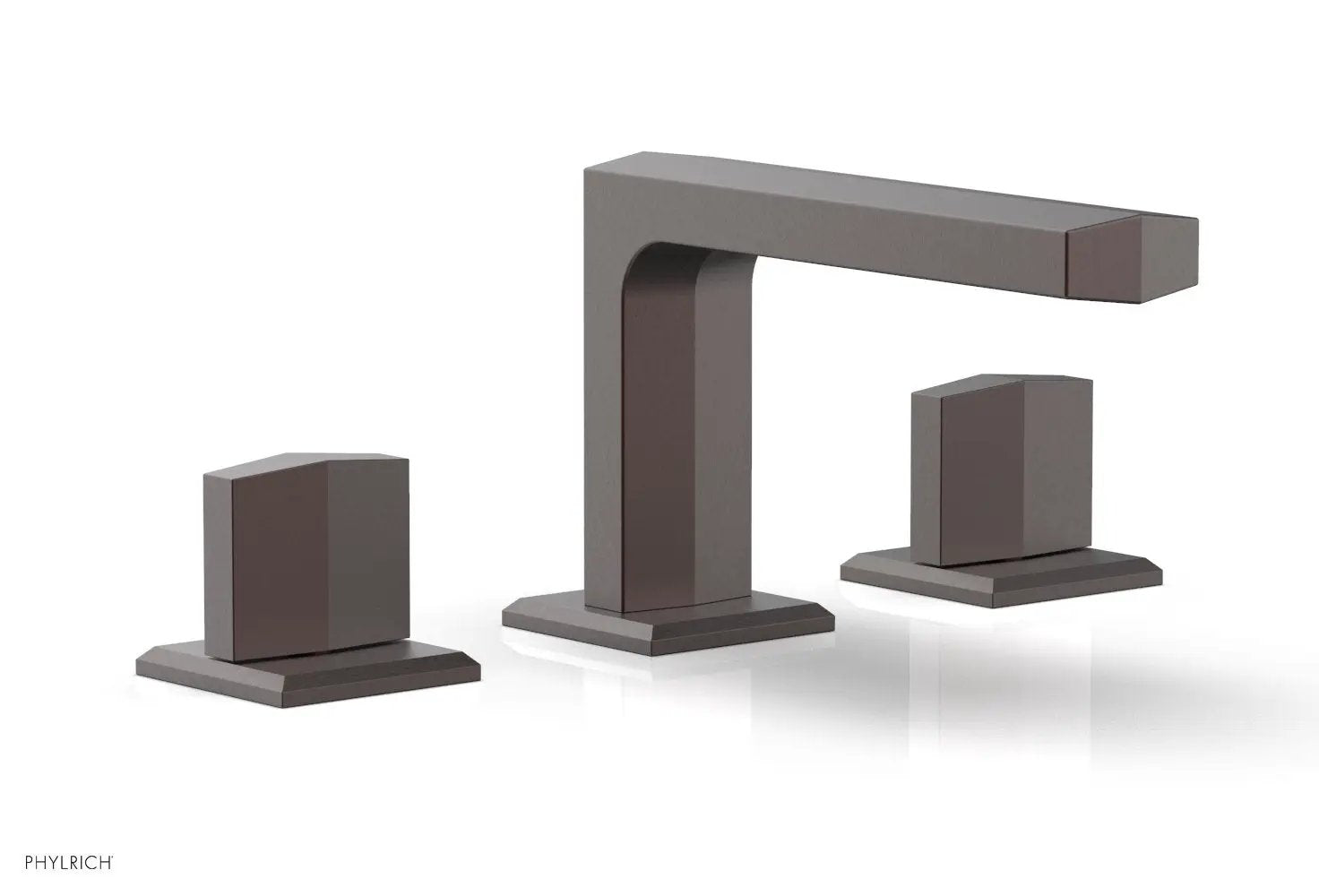 Phylrich DIAMA Widespread Faucet - Blade Handles Low Spout by Phylrich