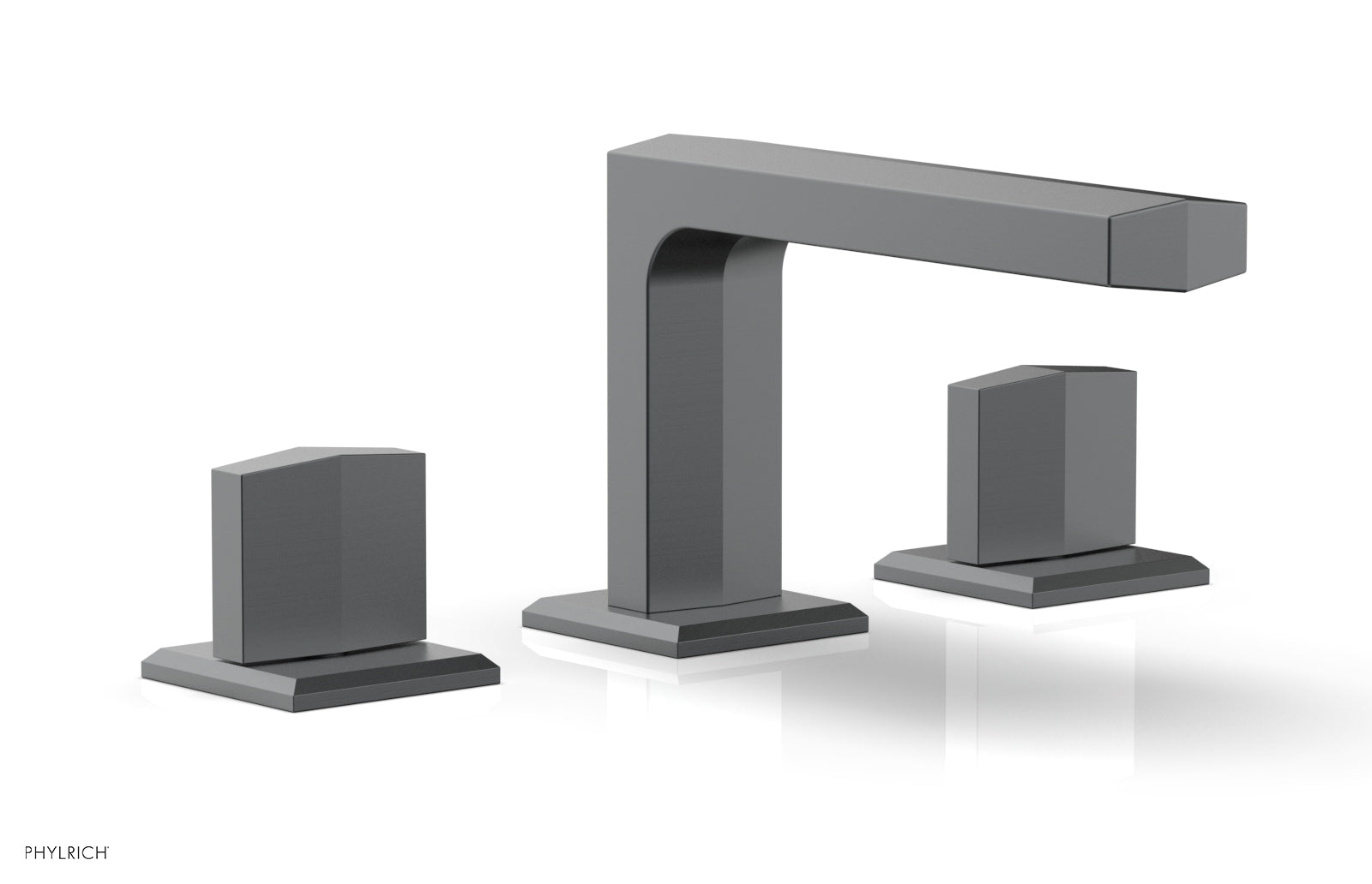 Phylrich DIAMA Widespread Faucet - Blade Handles Low Spout