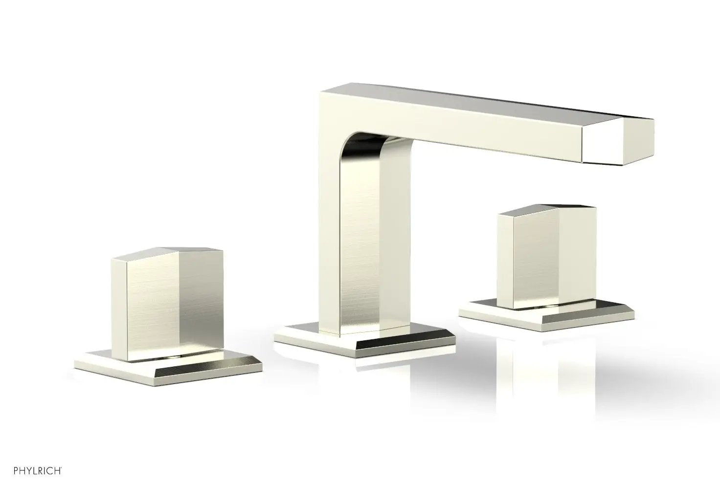 Phylrich DIAMA Widespread Faucet - Blade Handles Low Spout by Phylrich