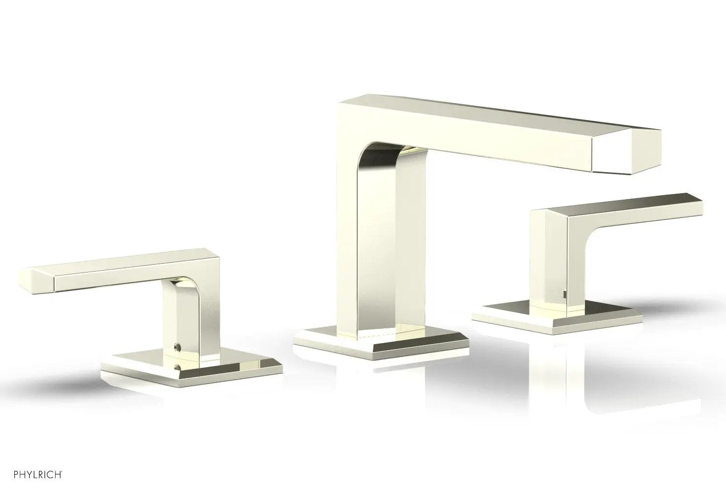 Phylrich DIAMA Widespread Faucet - Lever Handles Low Spout by Phylrich