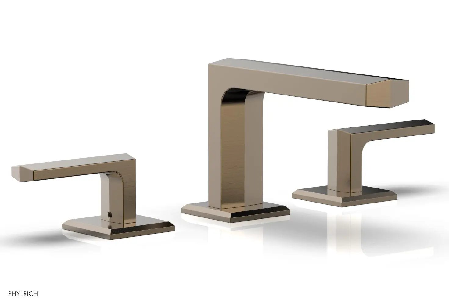 Phylrich DIAMA Widespread Faucet - Lever Handles Low Spout by Phylrich
