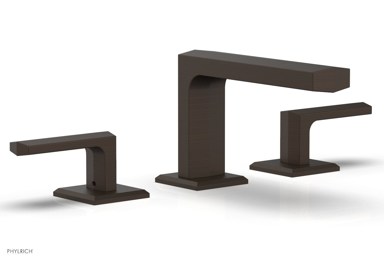 Phylrich DIAMA Widespread Faucet - Lever Handles Low Spout