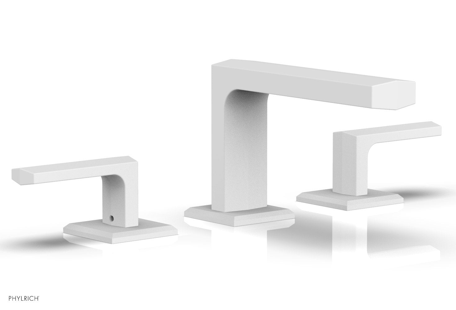 Phylrich DIAMA Widespread Faucet - Lever Handles Low Spout