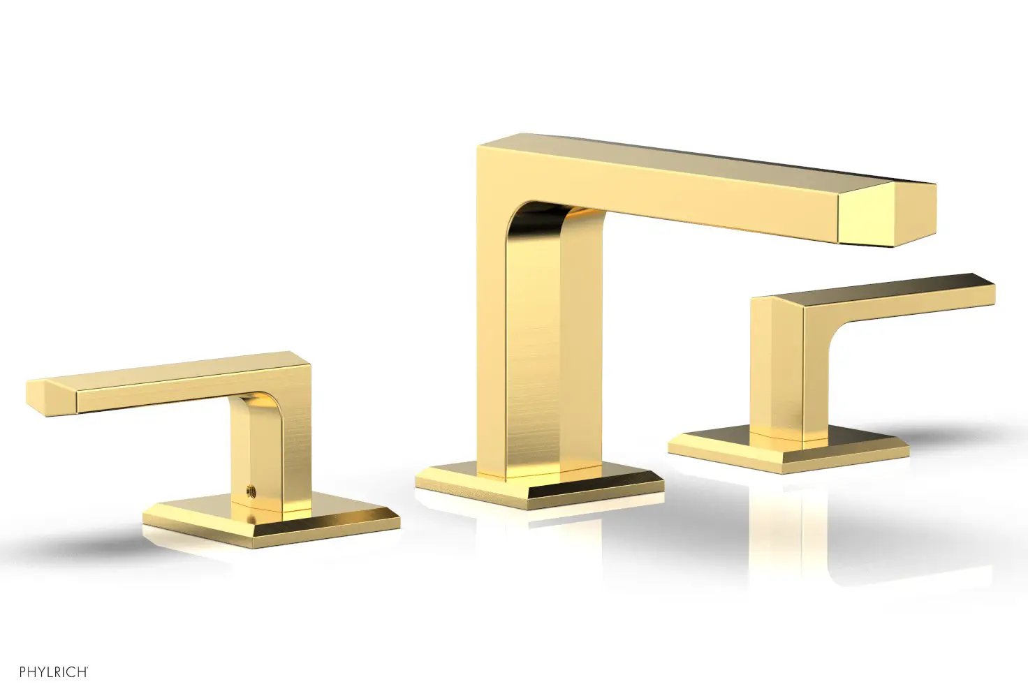 Phylrich DIAMA Widespread Faucet - Lever Handles Low Spout by Phylrich
