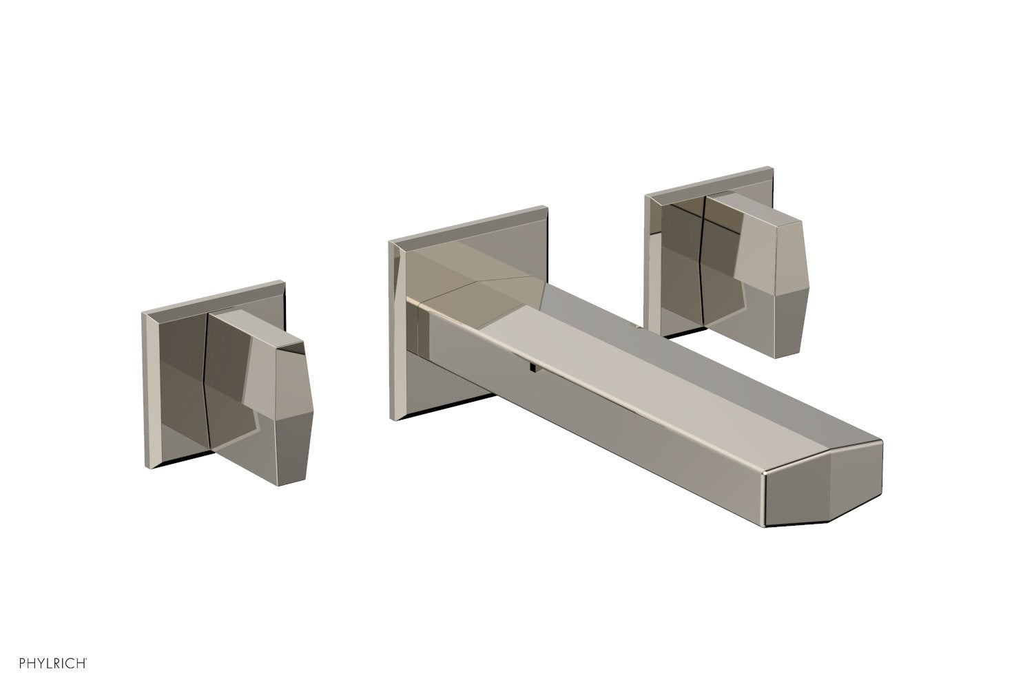 Phylrich DIAMA Wall Lavatory Set - Blade Handles