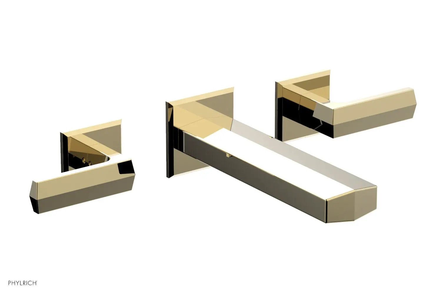 Phylrich DIAMA Wall Lavatory Set - Lever Handles by Phylrich