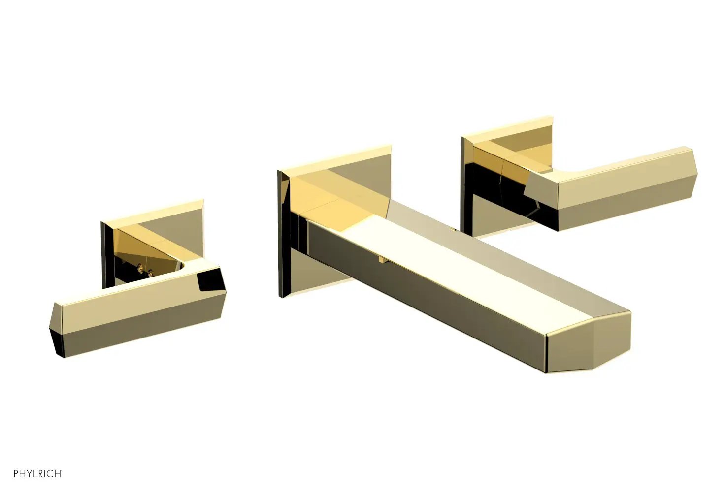Phylrich DIAMA Wall Lavatory Set - Lever Handles by Phylrich