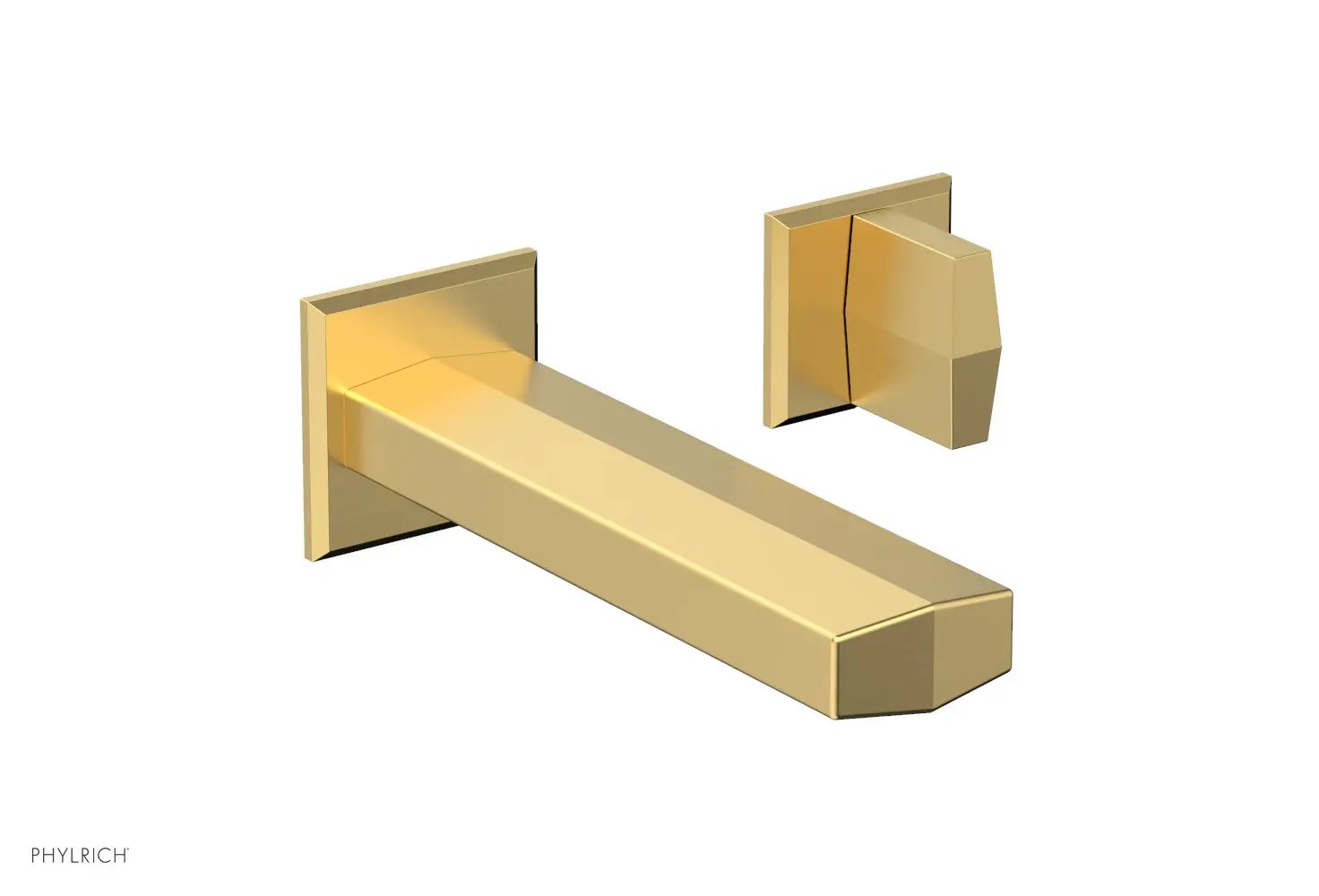 Phylrich DIAMA Single Handle Wall Lavatory Set - Blade Handles by Phylrich