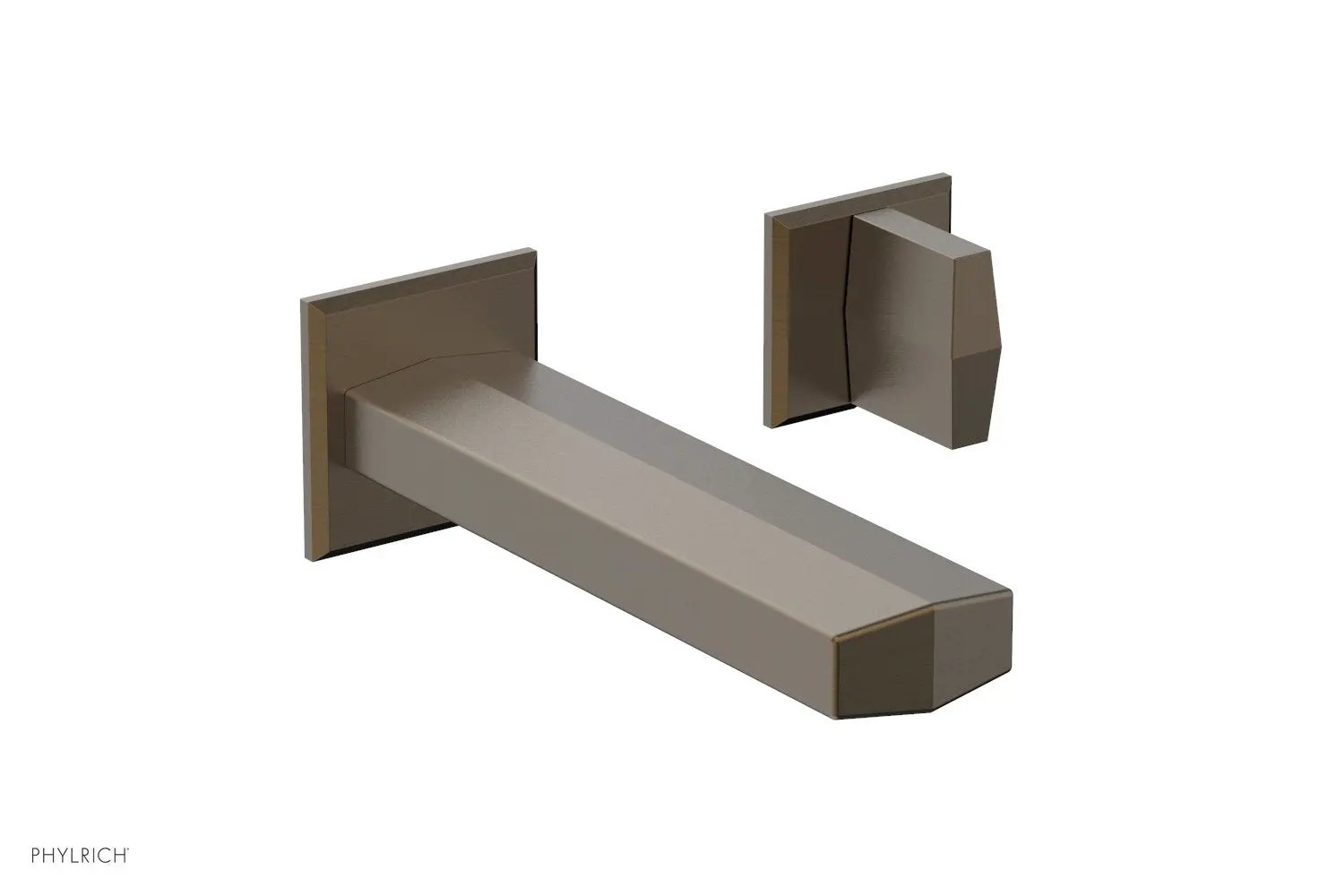 Phylrich DIAMA Single Handle Wall Lavatory Set - Blade Handles by Phylrich