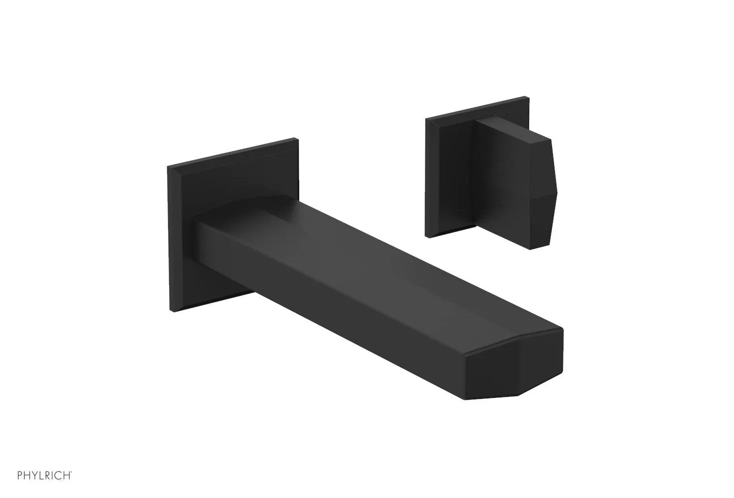 Phylrich DIAMA Single Handle Wall Lavatory Set - Blade Handles by Phylrich