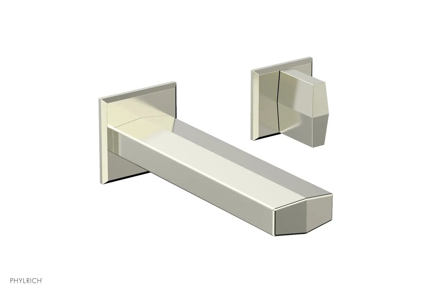 Phylrich DIAMA Single Handle Wall Lavatory Set - Blade Handles by Phylrich